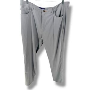 Stitch Golf Heston Five Pocket Pant 40x30 Forged Gray Performance Stretch Tech
